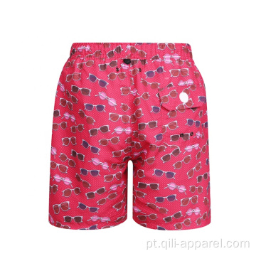 Desconto Shorts de praia simples masculinos calção de banho masculino